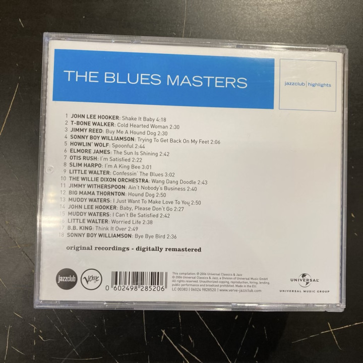 V/A - Blues Masters CD (VG+/VG+)